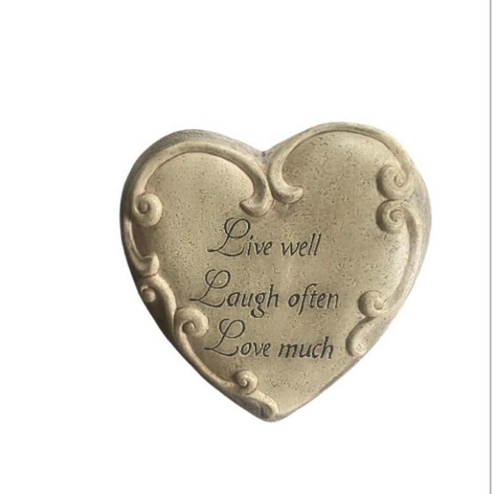 Ganz ivory ceramic heart